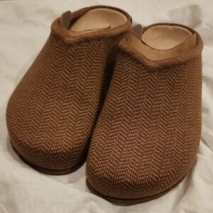 Rothy's Teak Herringbone Clogs, Size 8
